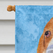 Load image into Gallery viewer, Basset Hound Flag Canvas House Size