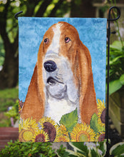 Load image into Gallery viewer, Basset Hound Garden Flag – Decorative Outdoor Yard Flag
