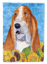 Load image into Gallery viewer, Basset Hound Garden Flag – Decorative Outdoor Yard Flag