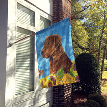 Load image into Gallery viewer, Curly Coated Retriever Flag Canvas House Size