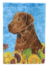 Load image into Gallery viewer, Curly Coated Retriever Flag Canvas House Size