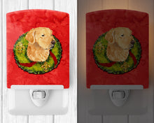 Load image into Gallery viewer, Golden Retriever Cristmas Wreath Ceramic Night Light SS4166CNL