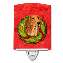 Load image into Gallery viewer, Dachshund Cristmas Wreath Ceramic Night Light SS4177CNL