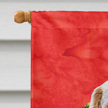 Load image into Gallery viewer, Clumber Spaniel Flag Canvas House Size