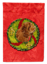 Load image into Gallery viewer, Sussex Spaniel Garden Flag – Decorative Outdoor Yard Flag