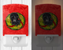 Load image into Gallery viewer, Affenpinscher Cristmas Wreath Ceramic Night Light SS4198CNL