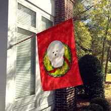 Load image into Gallery viewer, Bichon Frise Flag Canvas House Size