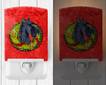 Load image into Gallery viewer, Scottish Terrier Cristmas Wreath Ceramic Night Light SS4216CNL