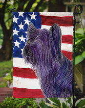 Load image into Gallery viewer, USA American Flag with Skye Terrier Garden Flag – Decorative Outdoor Yard Flag
