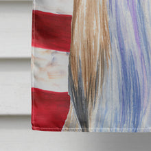 Load image into Gallery viewer, USA American Flag with Shih Tzu Flag Canvas House Size