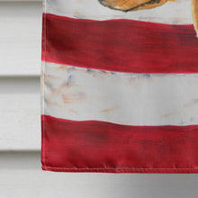 Load image into Gallery viewer, USA American Flag with Min Pin Flag Canvas House Size