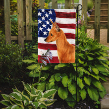 Load image into Gallery viewer, USA American Flag with Min Pin Garden Flag – Decorative Outdoor Yard Flag