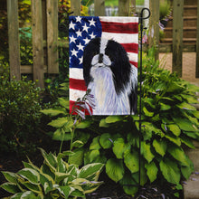 Load image into Gallery viewer, USA American Flag with Japanese Chin Garden Flag – Decorative Outdoor Yard Flag