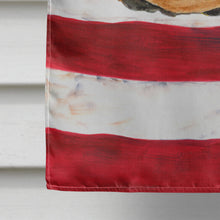 Load image into Gallery viewer, USA American Flag with Doberman Flag Canvas House Size
