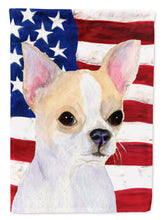 Load image into Gallery viewer, USA American Flag with Chihuahua Garden Flag – Decorative Outdoor Yard Flag