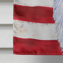 Load image into Gallery viewer, USA American Flag with Borzoi Flag Canvas House Size