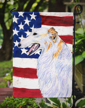 Load image into Gallery viewer, USA American Flag with Borzoi Garden Flag – Decorative Outdoor Yard Flag
