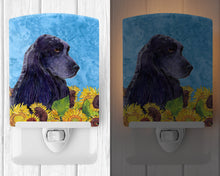 Load image into Gallery viewer, Cocker Spaniel in Summer Flowers Ceramic Night Light SS4240CNL