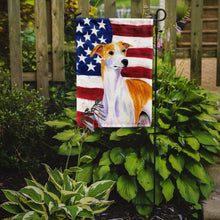 Load image into Gallery viewer, USA American Flag with Whippet Garden Flag – Decorative Outdoor Yard Flag