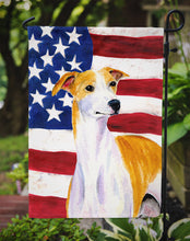 Load image into Gallery viewer, USA American Flag with Whippet Garden Flag – Decorative Outdoor Yard Flag