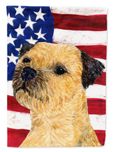 Load image into Gallery viewer, USA American Flag with Border Terrier Garden Flag – Decorative Outdoor Yard Flag