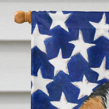 Load image into Gallery viewer, USA American Flag with Cavalier Spaniel Flag Canvas House Size