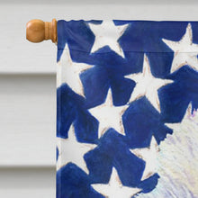 Load image into Gallery viewer, USA American Flag with Westie Flag Canvas House Size