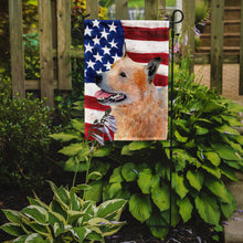 Load image into Gallery viewer, USA American Flag with Australian Cattle Dog Garden Flag – Decorative Outdoor Yard Flag