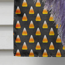 Load image into Gallery viewer, Skye Terrier Candy Corn Halloween Portrait Flag Canvas House Size