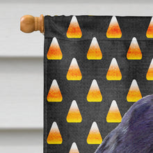 Load image into Gallery viewer, Cocker Spaniel Candy Corn Halloween Portrait Flag Canvas House Size