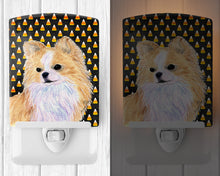 Load image into Gallery viewer, Chihuahua Candy Corn Halloween Portrait Ceramic Night Light SS4266CNL