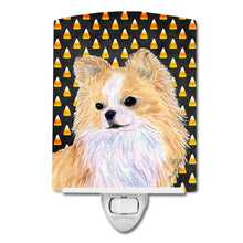 Load image into Gallery viewer, Chihuahua Candy Corn Halloween Portrait Ceramic Night Light SS4266CNL