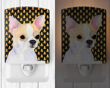 Load image into Gallery viewer, Chihuahua Candy Corn Halloween Portrait Ceramic Night Light SS4267CNL