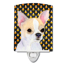 Load image into Gallery viewer, Chihuahua Candy Corn Halloween Portrait Ceramic Night Light SS4267CNL