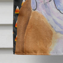 Load image into Gallery viewer, Bulldog English Candy Corn Halloween Portrait Flag Canvas House Size