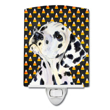 Load image into Gallery viewer, Dalmatian Candy Corn Halloween Portrait Ceramic Night Light SS4286CNL