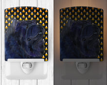 Load image into Gallery viewer, Chow Chow Candy Corn Halloween Portrait Ceramic Night Light SS4294CNL
