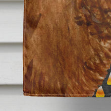 Load image into Gallery viewer, Sussex Spaniel Candy Corn Halloween Portrait Flag Canvas House Size
