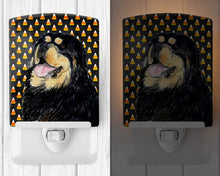 Load image into Gallery viewer, Tibetan Mastiff Candy Corn Halloween Portrait Ceramic Night Light SS4305CNL
