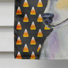 Load image into Gallery viewer, Chihuahua Candy Corn Halloween Portrait Flag Canvas House Size