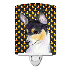 Load image into Gallery viewer, Chihuahua Candy Corn Halloween Portrait Ceramic Night Light SS4311CNL