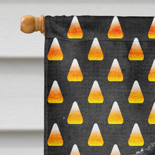 Load image into Gallery viewer, Akita Candy Corn Halloween Portrait Flag Canvas House Size