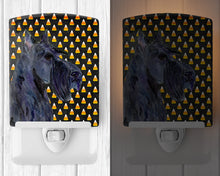 Load image into Gallery viewer, Scottish Terrier Candy Corn Halloween Portrait Ceramic Night Light SS4322CNL