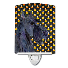Load image into Gallery viewer, Scottish Terrier Candy Corn Halloween Portrait Ceramic Night Light SS4322CNL
