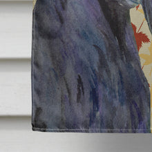 Load image into Gallery viewer, Scottish Terrier Fall Leaves Portrait Flag Canvas House Size