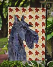 Load image into Gallery viewer, Scottish Terrier Fall Leaves Portrait Garden Flag – Decorative Outdoor Yard Flag