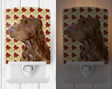Load image into Gallery viewer, Field Spaniel Fall Leaves Portrait Ceramic Night Light SS4331CNL