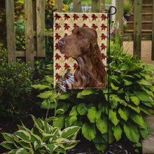 Load image into Gallery viewer, Field Spaniel Fall Leaves Portrait Garden Flag – Decorative Outdoor Yard Flag