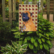 Load image into Gallery viewer, Mastiff Fall Leaves Portrait Garden Flag – Decorative Outdoor Yard Flag