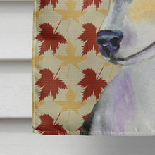 Load image into Gallery viewer, Chihuahua Fall Leaves Portrait Flag Canvas House Size